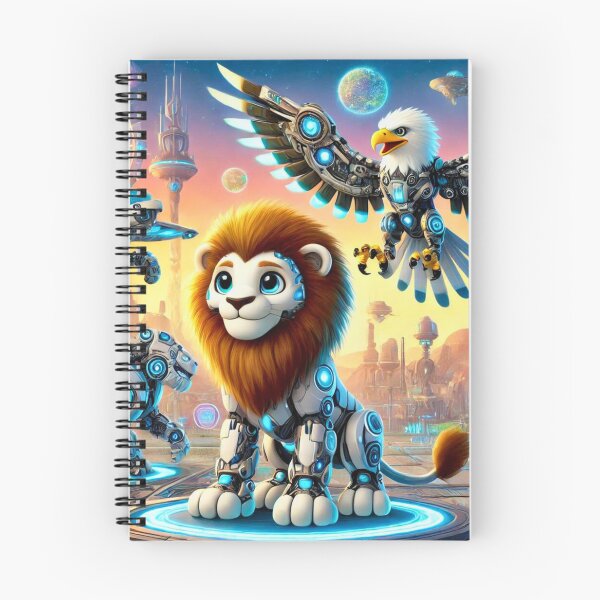Item preview, Robotic Animals in a Futuristic World designed and sold by Marinaso.