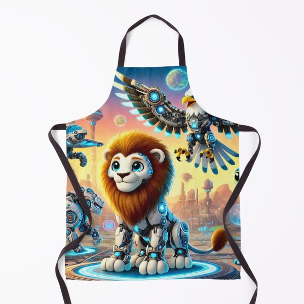 Item preview, Robotic Animals in a Futuristic World designed and sold by Marinaso.