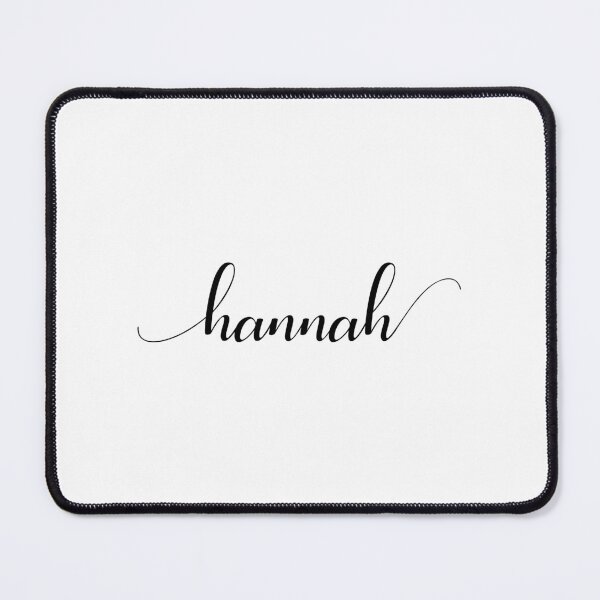 Item preview, Hannah - Custom name on delicate black cursive font designed and sold by To the Lua.