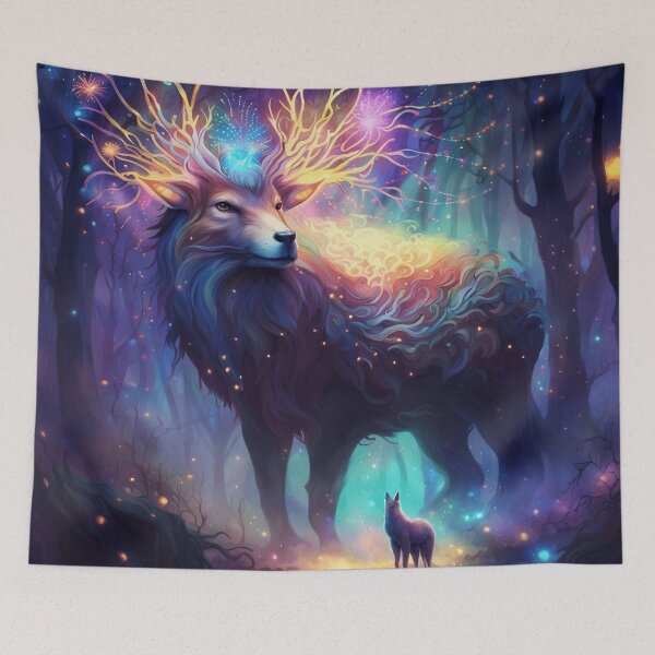 Item preview, The Mysical Deer King designed and sold by Syrupulse.