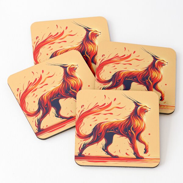 Item preview, Lava Fire Lynx, Ai Generated Art  designed and sold by ACC .
