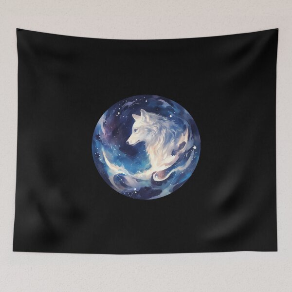 Item preview, White Wolf // Aesthetic White Wolf // Galaxy //  wolf lover designed and sold by SMARTKIT  DESIGNAGENCY.