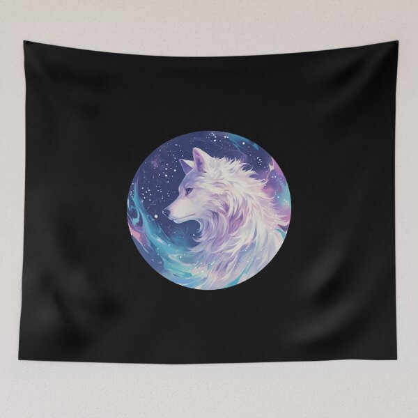 Item preview, White Wolf // Aesthetic White Wolf // Galaxy //  wolf lover designed and sold by SMARTKIT  DESIGNAGENCY.