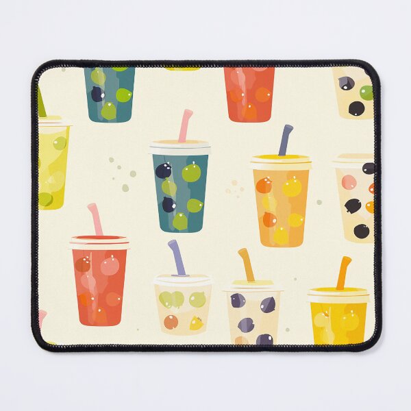 Item preview, Adorable Bubble Tea Pattern - Perfect for Boba Lovers! designed and sold by Kybruno's Creations.