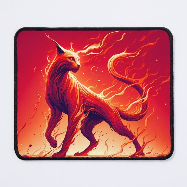 Item preview, Lava Fire Lynx, Ai Generated Art designed and sold by ACC .
