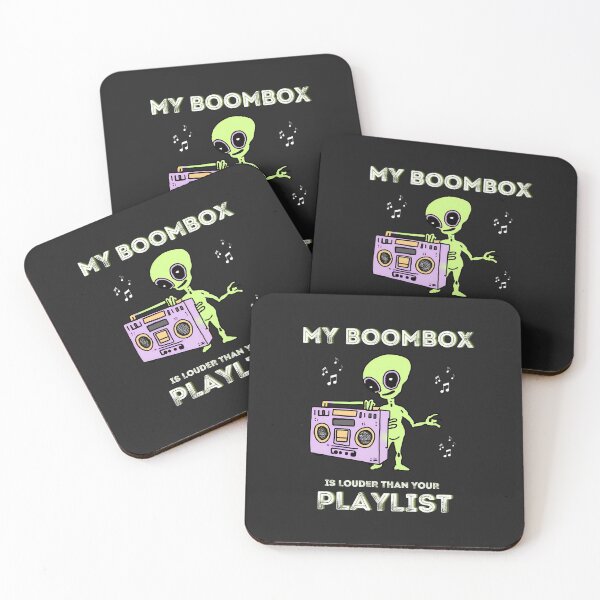 Item preview, MY BOOMBOX IS LOUDER THAN YOUR PLAYLIST designed and sold by TRDebusk.