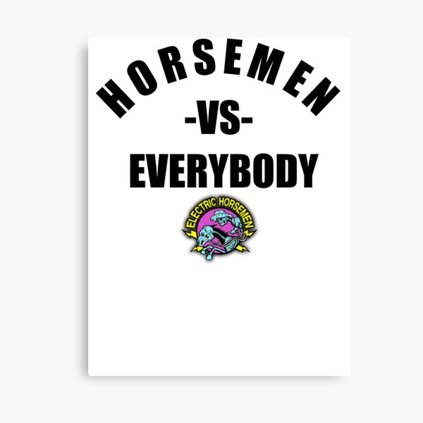 Electric Horsemen v Everybody Canvas Print