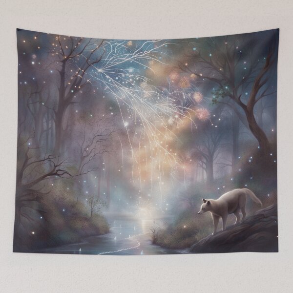 Item preview, Magical Forest Gift for the Wolf designed and sold by Syrupulse.