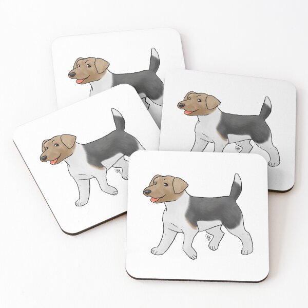 Item preview, Russell Terrier - Tan and Black Smooth Coat designed and sold by Jennifer Stolzer.