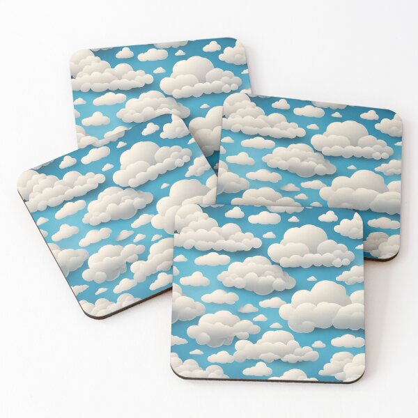 Item preview, Dreamy clouds pattern designed and sold by Creastore.