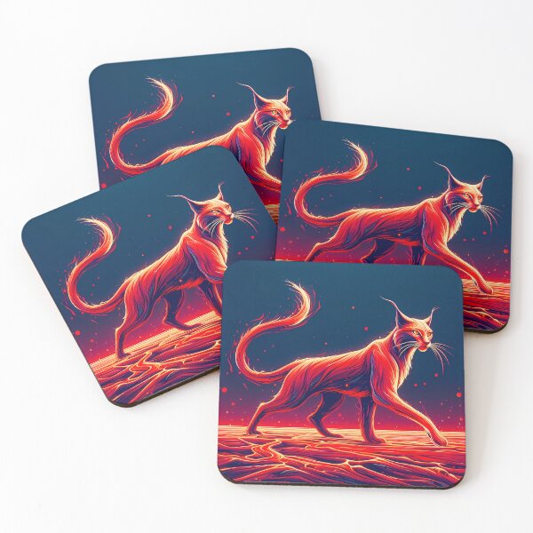 Item preview, Lava Fire Lynx, Ai Generated Art  designed and sold by ACC .