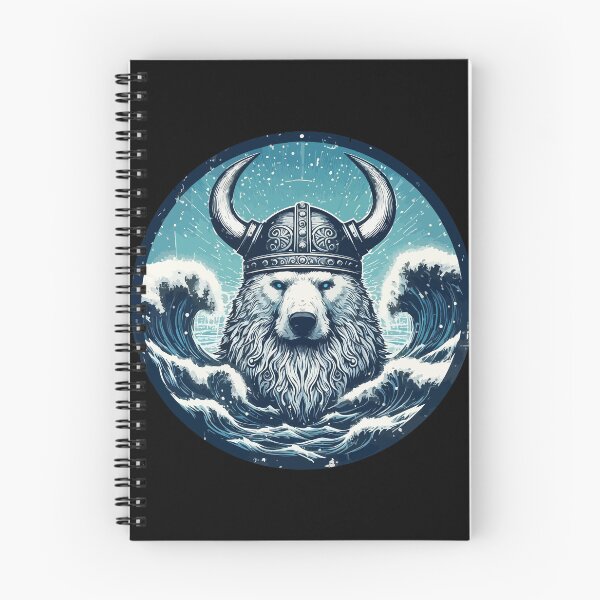Item preview, Polar Bear Norse Mythology Viking Warrior designed and sold by TomFrontierArt.