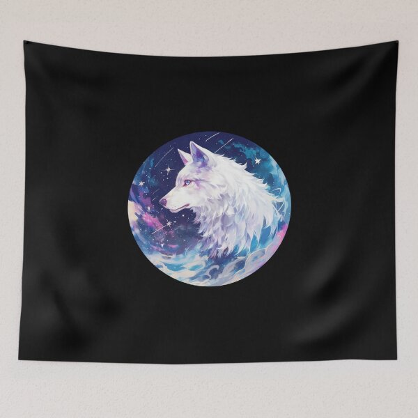 Item preview, White Wolf // Aesthetic White Wolf // Galaxy //  wolf lover designed and sold by SMARTKIT  DESIGNAGENCY.