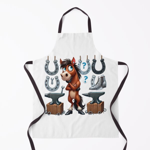 Item preview, The Farrier, horse who loves shoes designed and sold by Magdalena-7.