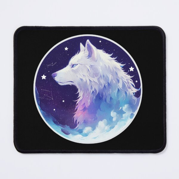 Item preview, White Wolf // Aesthetic White Wolf // Galaxy //  wolf lover designed and sold by SMARTKIT  DESIGNAGENCY.