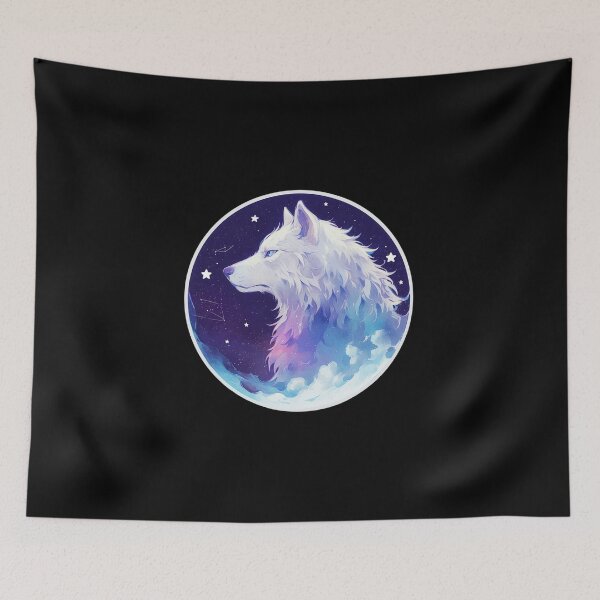 Item preview, White Wolf // Aesthetic White Wolf // Galaxy //  wolf lover designed and sold by SMARTKIT  DESIGNAGENCY.
