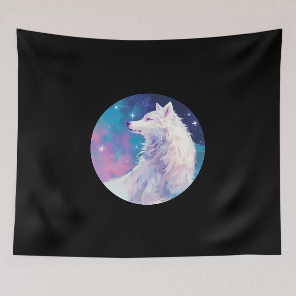 Item preview, White Wolf // Aesthetic White Wolf // Galaxy //  wolf lover designed and sold by SMARTKIT  DESIGNAGENCY.