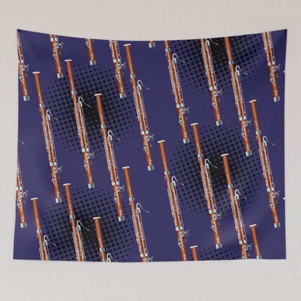 Item preview, Bassoon on black / purple designed and sold by kobyakov.