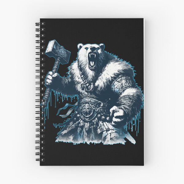 Item preview, Polar Bear Norse Mythology Viking Warrior designed and sold by TomFrontierArt.