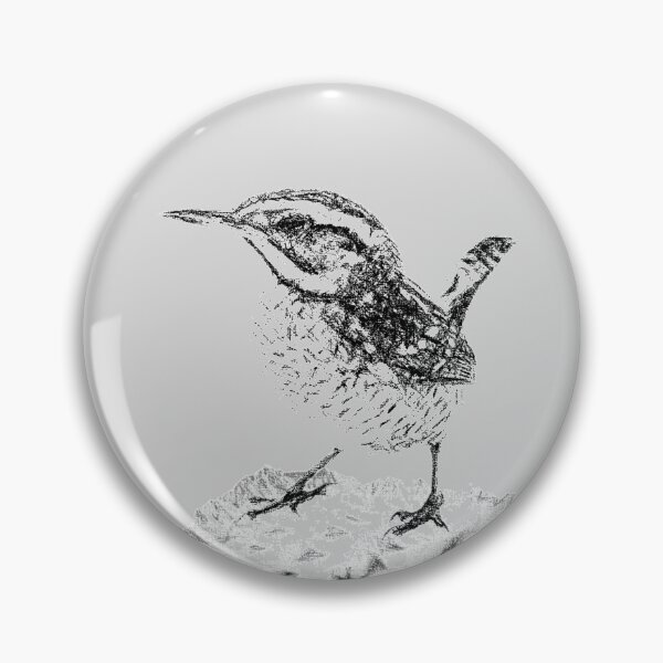 Item preview, Cactus Wren Black designed and sold by AMRansom.