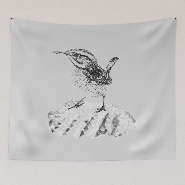 Item preview, Cactus Wren Black designed and sold by AMRansom.