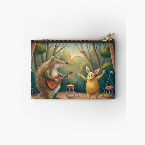 Item preview, Kangaroo and Porcupine Performing Live Music Outdoors designed and sold by omerfdln34.