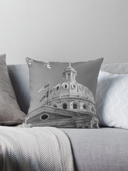 Item preview, Timeless Texas Capitol In Monochrome designed and sold by Gregory Ballos.