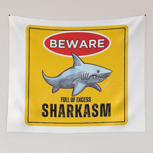 Item preview, Beware of Shark-asm designed and sold by PixiesPlace.