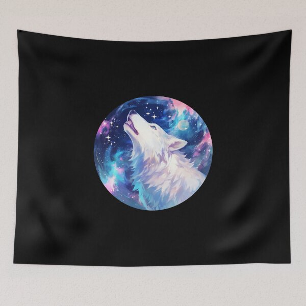 Item preview, White Wolf // Aesthetic White Wolf // Galaxy //  wolf lover designed and sold by SMARTKIT  DESIGNAGENCY.