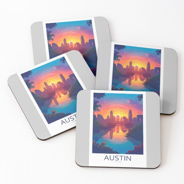 Item preview, Austin Texas - United States - Travel art designed and sold by Marciolini.