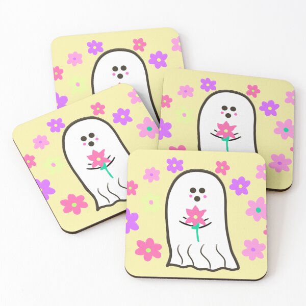 Item preview, Groovy Ghost with Flowers designed and sold by DanielleGensler.