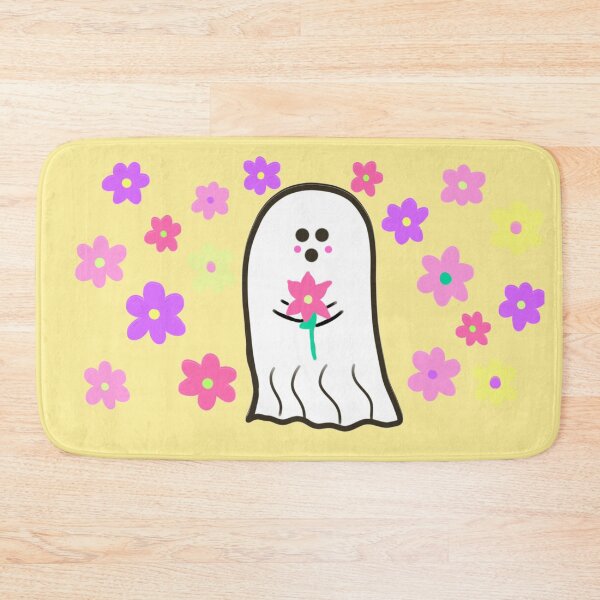 Item preview, Groovy Ghost with Flowers designed and sold by DanielleGensler.