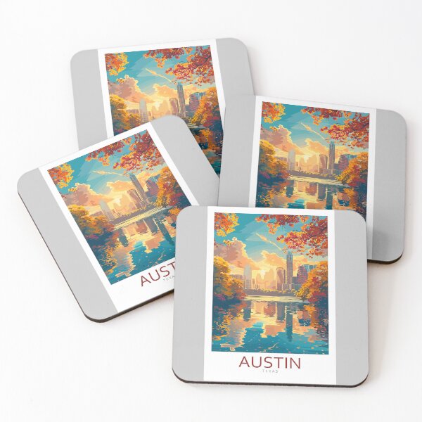 Item preview, Austin Texas - United States - Travel art designed and sold by Marciolini.