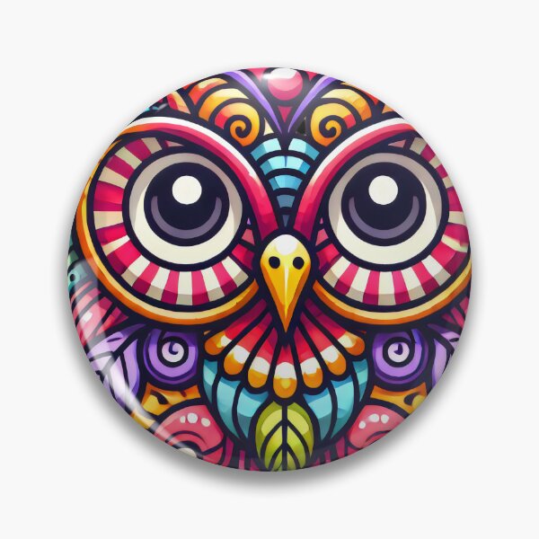Item preview, Colorful owl 2 designed and sold by Magdalena-7.