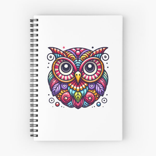 Item preview, Colorful owl 2 designed and sold by Magdalena-7.