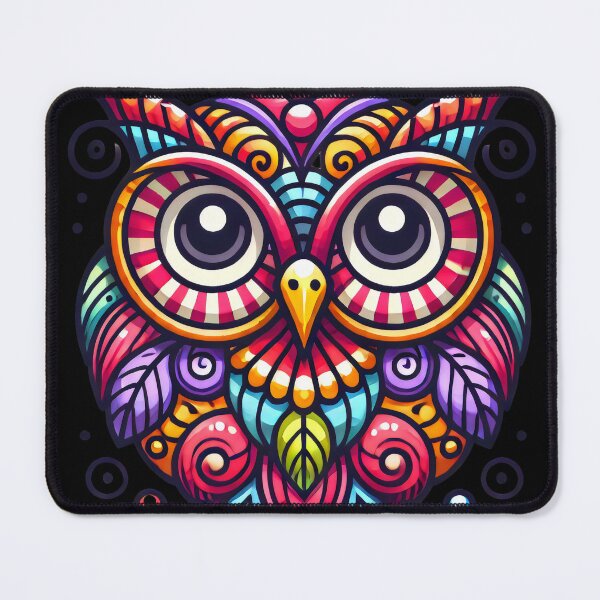 Item preview, Colorful owl 2 designed and sold by Magdalena-7.