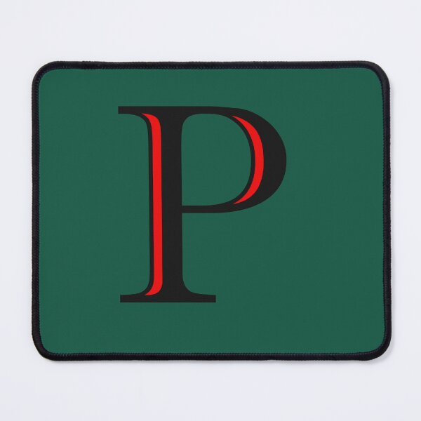 Item preview, THE LETTER --- P-- IN COMBINED BLACK AND RED COLOR designed and sold by solgel47.
