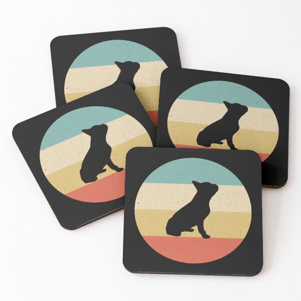 Item preview, French Bulldog Worn Retro Style Horizontal Design designed and sold by kakarikihill.