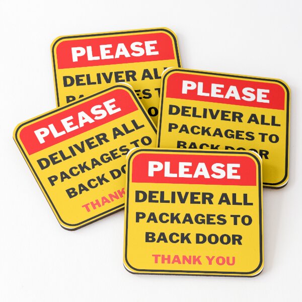 Item preview, Please Deliver Packages To Back Door Thank you designed and sold by jofredo.