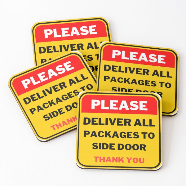 Item preview, Please Deliver All Packages To Side Door Thank you designed and sold by jofredo.