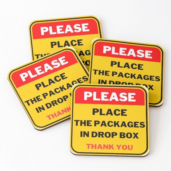 Item preview, Please Place The Packages In Drop Box Thank you designed and sold by jofredo.