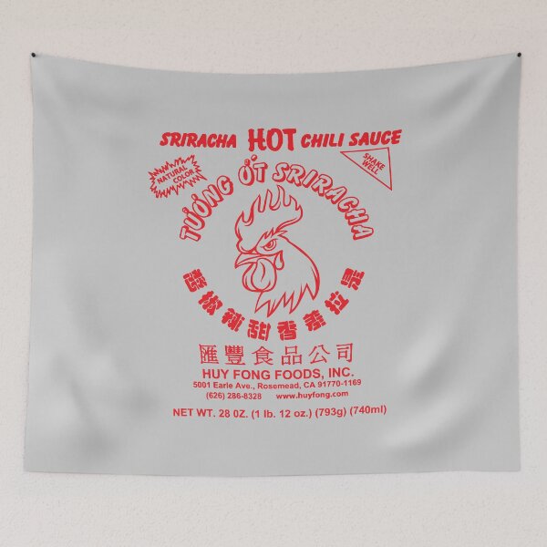 Item preview, Hot Picante Spicy Sriracha Salsa Gallo Spicy Rooster Lts designed and sold by Alema Art.