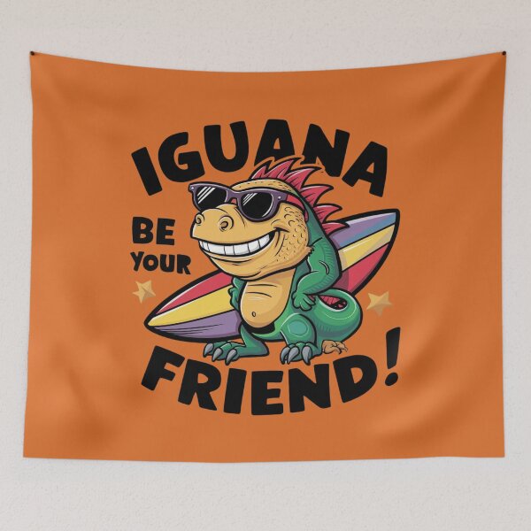 Item preview, IGUANA BE YOUR FRIEND  designed and sold by Ajax90.