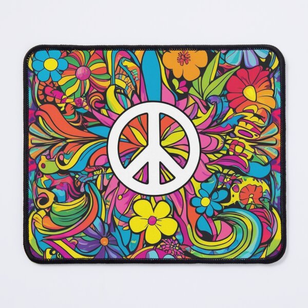 Item preview, Psychedelic peace hippie retro trippy designed and sold by martin max.