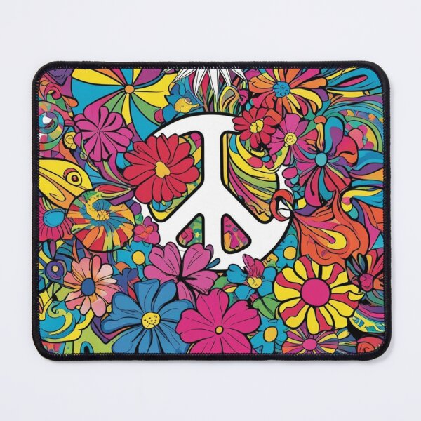 Item preview, Psychedelic peace hippie retro trippy designed and sold by martin max.