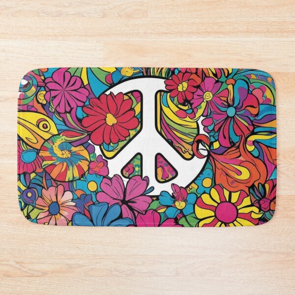 Item preview, Psychedelic peace hippie retro trippy designed and sold by martin max.