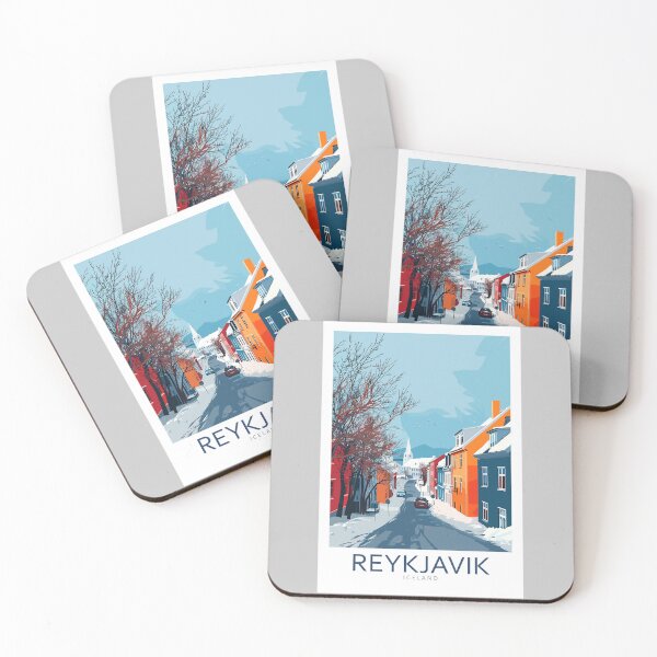 Item preview, Reykjavik Iceland - Travel art designed and sold by Marciolini.