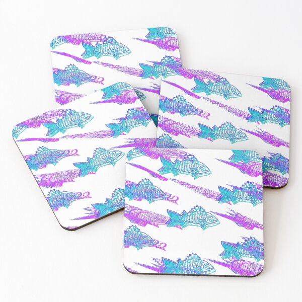 Item preview, Psychedelic Bass Fish  designed and sold by Oxalis-Garden.