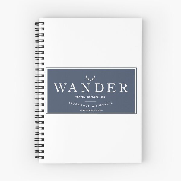 Item preview, Wander.  Travel - Explore - See. Experience Wilderness. Experience Life.  designed and sold by VisionQuestArts.