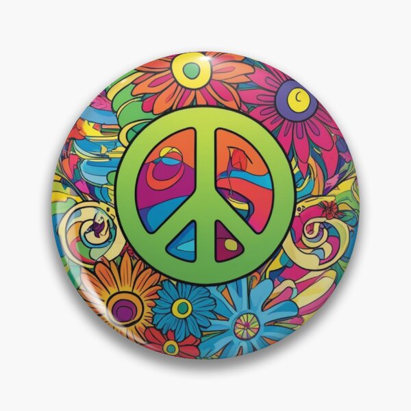 Item preview, Psychedelic peace hippie retro trippy designed and sold by martin max.